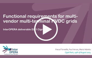 Functional requirements for multi-vendor multi-terminal HVDC grids recording