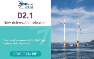 A new deliverable for the InterOPERA project has been published - D2.1 on Functional requirements for HVDC grid systems and subsystems